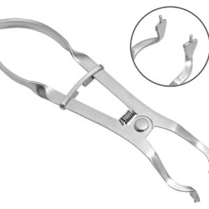 ADDLER RUBBER DAM CLAMP FORCEP IVORY TYPE. ISO COMPANY MFG