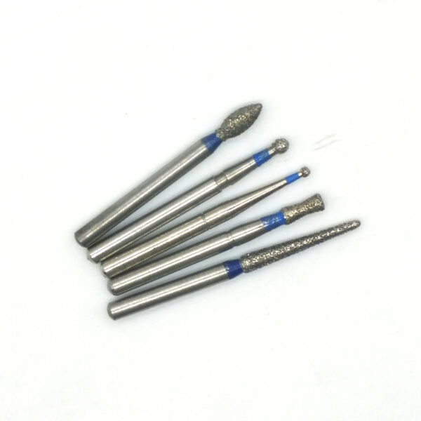 ADDLER Dental Diamond Bur BR-46, BR-49, TR-11, FO-32, DI-42 SWISS DIA TOTAL 15 Pcs GP 5