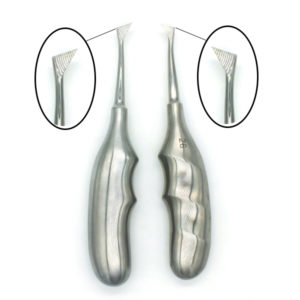 Dental Elevator Cryer Left &Right Anatomic Handle Pack of 2 Piece ADDLER