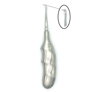 ADDLER DENTAL ELEVATOR SELDIN RIGHT EASY FINGER NON SLIP GRIP NO RUSTING. LIGHT WEIGHT 0259-4R