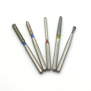 ADDLER Dental Diamond Bur EX-18F, TR-26EF, BC-43, SF-12, SI-46 SWISS DIA TOTAL 15 Pcs