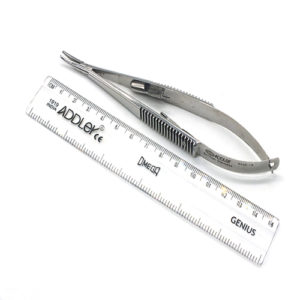 ADDLER Dental Needle Holder Castroviejo 14 CM Lockable Curved Thin Jaws. LIFE TIME ANTI RUSTING WARRANTY