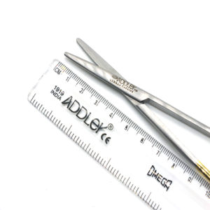 ADDLER Dental Surgical Scissor TC Tungsten Carbide Blades Mayo 13.5 CM Plain Handle. LIFE TIME ANTI RUSTING WARRANTY