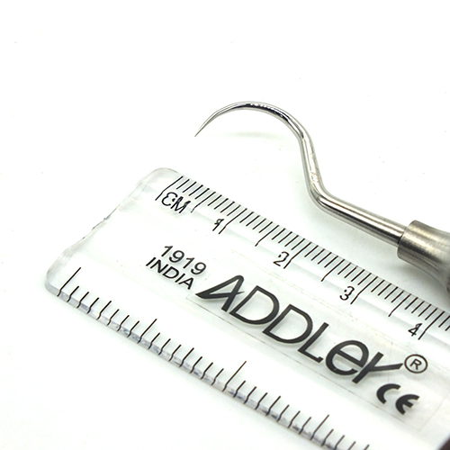 ADDLER Dental Naber Probe Hollow 10MM Light Weight Handle. LIFE TIME ANTI RUSTING WARRANTY