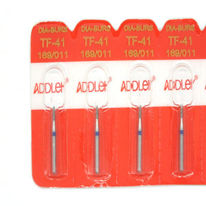 ADDLER Dental Bur TF-41 Air Rotor FG Diamond Multilayered coated Abrasive Autoclavable Head size 011 Pack of 5 Burs