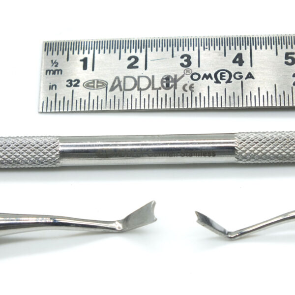 ADDLER Dental PKT Instrument, Serrated Double Ended, 6 MM Handle. No Slip. No Rust Autoclavable Qty 1