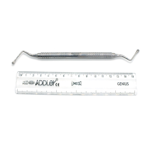 ADDLER DENTAL SCOOP CURRITE (BIG) PROBE DOUBLE ENDED PREMIUM NO SLIP NO RUST SOILD HANDLE.