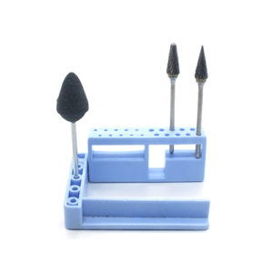 ADDLER DENTAL DENTURE BUR HP CARBIDE TC STONE CUTTERS + FREE BUR STAND. SHANK 2.35 MM 2 TUNGSTEN CARBIDE + 1 STONE CUTTER FOR HAND PIECE. TOTAL 3 BURS.