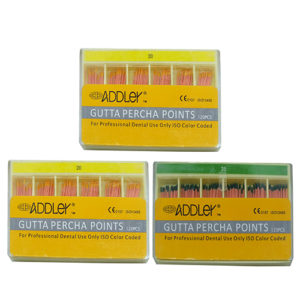 DENTAL PAPER POINTS ADDLER 2% (3X200 Sticks Each) SIZES:- 20, 20, 35. TOTAL 3 PKTS