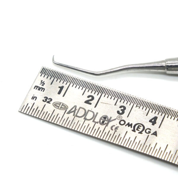 ADDLER Dental Explorer, Serrated Double Ended, 6 MM Handle. No Slip. No Rust Autoclavable Qty 1