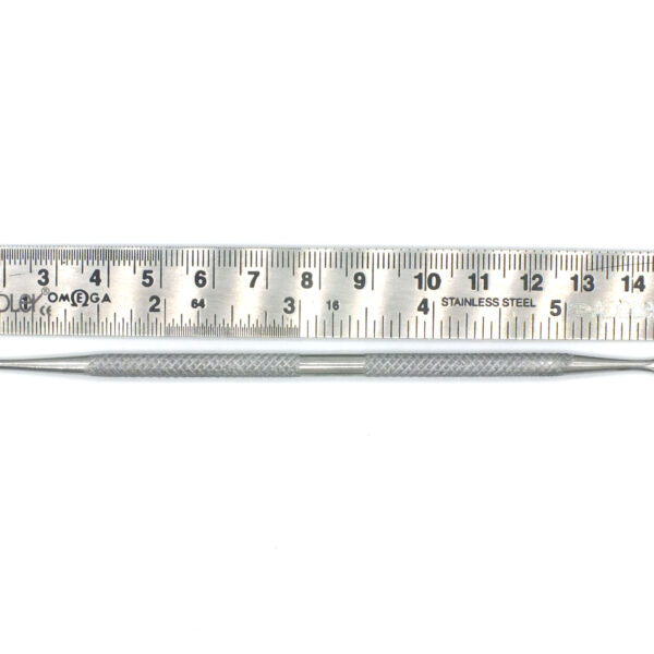 ADDLER Dental Lecron Carver, Serrated Double Ended, 6 MM Handle. No Slip. No Rust Autoclavable Qty 1