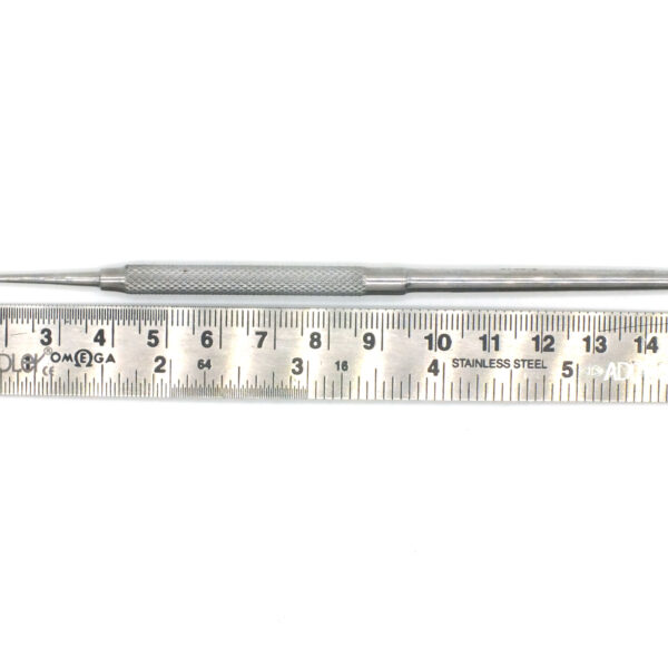 ADDLER Dental Straight Probe, Serrated Single Ended, 6 MM Handle. No Slip. No Rust Autoclavable Qty 1