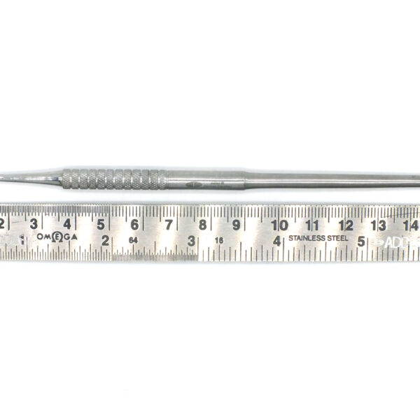 ADDLER Dental T Burnisher, Serrated Single Ended, 6 MM Handle. No Slip. No Rust Autoclavable Qty 1