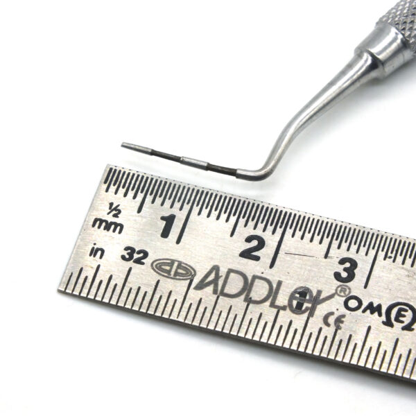 ADDLER Dental Laser Marking Probe, Serrated Single Ended, 6 MM Handle. No Slip. No Rust Autoclavable Qty 1