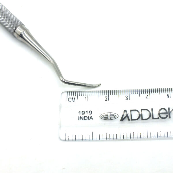 ADDLER Dental Root Elevator 2F/3F Instrument, Serrated Double Ended, 6 MM Handle. No Slip. No Rust Autoclavable Qty 1