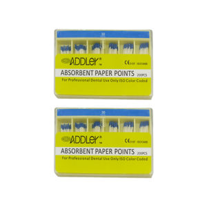 ADDLER DENTAL PAPER POINTS 6% (2X100 Sticks Each) SIZES:- 30, 30. TOTAL 2 PKTS