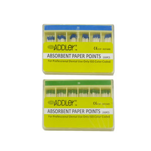 ADDLER DENTAL PAPER POINTS 6% (2X100 Sticks Each) SIZES:- 30, 35. TOTAL 2 PKTS