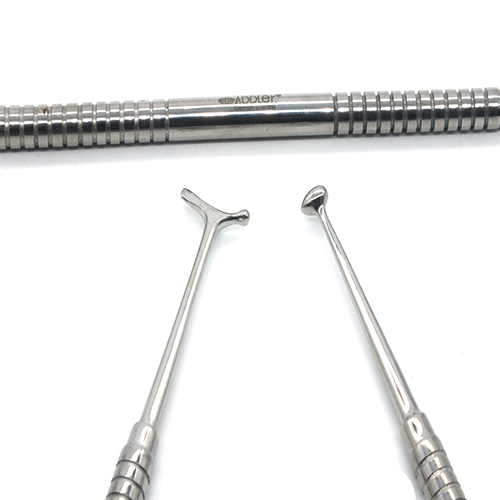 ADDLER DENTAL T-BURNISHER DOUBLE ENDED PREMIUM NO SLIP NO RUST SOLID HANDLE.