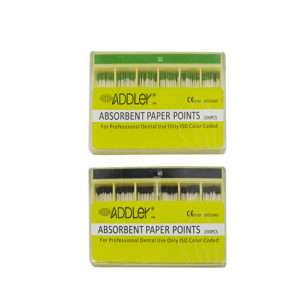 ADDLER DENTAL PAPER POINTS 6% (2X100 Sticks Each) SIZES:- 35, 40. TOTAL 2 PKTS