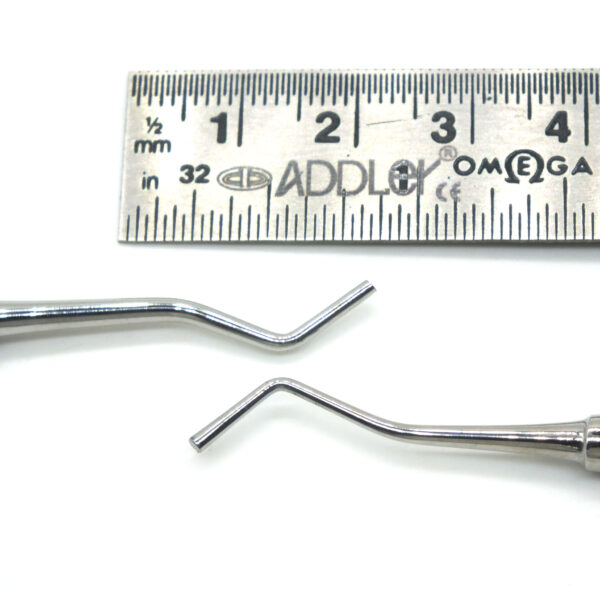 ADDLER Dental Condenser, Serrated Double Ended, 6 MM Handle. No Slip. No Rust Autoclavable Qty 1