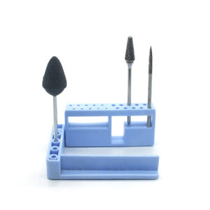 ADDLER DENTAL DENTURE BUR HP CARBIDE TC STONE CUTTERS + FREE BUR STAND. SHANK 2.35 MM 2 TUNGSTEN CARBIDE + 1 STONE CUTTER FOR HAND PIECE. TOTAL 3 BURS.