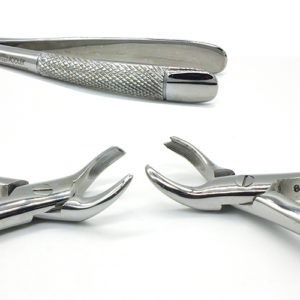 ADDLER DENTAL FORCEP UPPER MOLARS RIGHT & UPPER MOLARS LEFT Premium Double Forged For Longer Life More Strength Easy Grip,No Slip,No Rust,GP 89, 90 Handle. Life Time Anti Rusting warranty. ISO COMPANY MFG