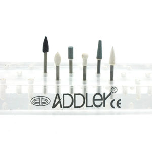 ADDLER DENTAL COMPOSITE BUR HIGH POINTS CUTTING POLISHING. ALUMINIUM OXIDE 5+1 SILICON FG BURS FOR AIR ROTOR ACRYLIC BUR STAND FREE.