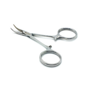 ADDLER Ophthalmic Artery Forceps Curved. Medium Size 8 CM. Medical Steel. Life Time Anti Rusting Warranty.