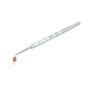 ADDLER Ophthalmic Flat Tip Heat Cautery. Medical Steel. Size 4 INCH. Life Time Anti Rusting Warranty.