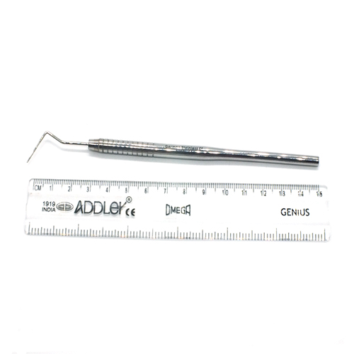 ADDLER DENTAL PERIO-PROBE SINGLE ENDED PREMIUM NO SLIP NO RUST SOILD HANDLE.