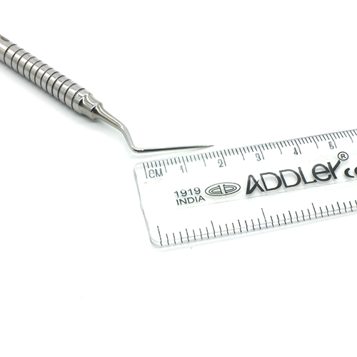 ADDLER DENTAL ENDO PROBE SINGLE ENDED PREMIUM NO SLIP NO RUST SOLID HANDLE.