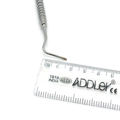 ADDLER DENTAL PERIO PROBE  SINGLE ENDED PREMIUM NO SLIP NO RUST SOLID HANDLE.