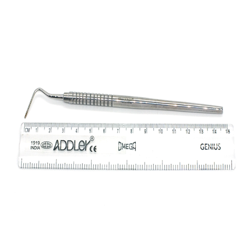 ADDLER DENTAL PERIO PROBE  SINGLE ENDED PREMIUM NO SLIP NO RUST SOLID HANDLE.