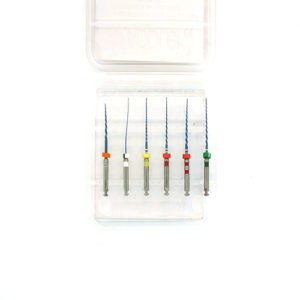 ADDLER Dental NITI Files Titanium, Machine Use Heat Activated 21MM Assorted Set of 6 QTY – 1 Set