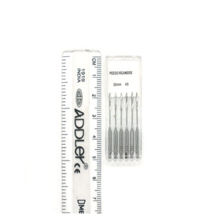 ADDLER Dental Peso Reamers 32MM Size 3. QTY 6Pcs .1SET.