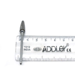 ADDLER DENTAL DENTURE CERAMIC BUR GRINDING POLISHING CARBIDE CUTTER 6MM DIA FOR HAND PIECE 2.35MM SHANK.