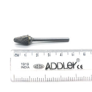 ADDLER DENTAL DENTURE CERAMIC BUR GRINDING POLISHING CARBIDE CUTTER 6MM DIA FOR HAND PIECE 2.35MM SHANK.