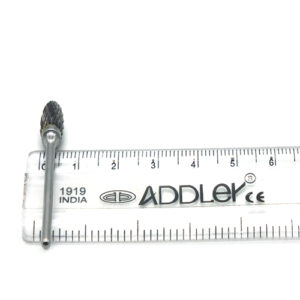 ADDLER DENTAL DENTURE CERAMIC BUR GRINDING POLISHING CARBIDE CUTTER 6MM DIA FOR HAND PIECE 2.35MM SHANK.