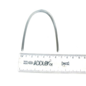 ADDLER ORTHO DENTAL Wire (Stainless Steel) Premium Super Elastic Ovoid Preformed Round 0.018 Upper Wires Pack of 10.