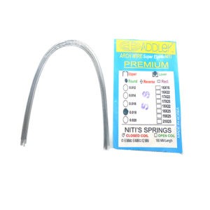 ADDLER ORTHO DENTAL Wire (Stainless Steel) Premium Super Elastic Ovoid Preformed Round 0.018 Lower Wires Pack of 10.