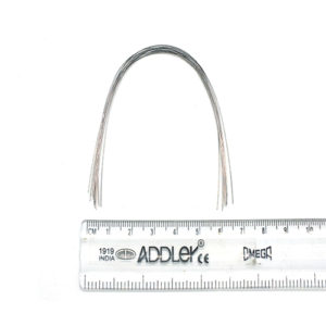 ADDLER ORTHO DENTAL Wire (Stainless Steel) Premium Super Elastic Ovoid Preformed Round 0.012 Lower Wires Pack of 10.