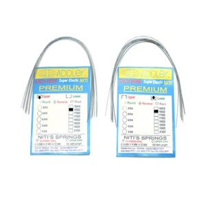 ADDLER Ortho Dental Wire (NITI) Super Elastic Ovoid Preformed Rectangle 16 x 22 Lower & Upper Wire Pack of 20.