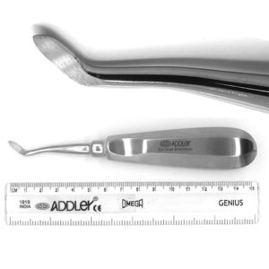 ADDLER DENTAL SURGICAL ELEVATOR 3.0MMM 19MA LEFT MILLER APEXO LEFT LIFE TIME ANTI RUSTING WARRANTY QTY-1.