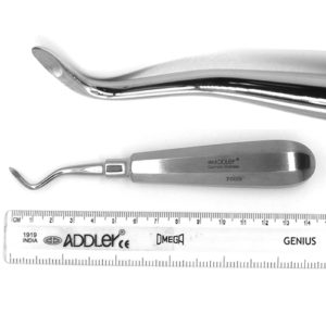 ADDLER DENTAL SURGICAL ELEVATOR 3.0MMM 706/9 LEFT LIFE TIME ANTI RUSTING WARRANTY 2F. QTY-1.