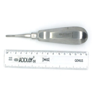 ADDLER DENTAL SURGICAL ELEVATOR 3.0MMM 0230. LIFE TIME ANTI RUSTING WARRANTY 11MM. QTY-1.