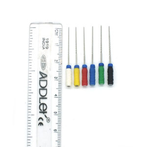 STRENGTH DENTAL STAINLESS STEEL H FILE ROOT CANAL (pack of 6) No 15-40/25 mm