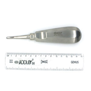 ADDLER DENTAL SURGICAL 0200-51 STRAIGHT ELEVATOR 3.0MM LIFE TIME ANTI RUSTING WARRANTY QTY-1.