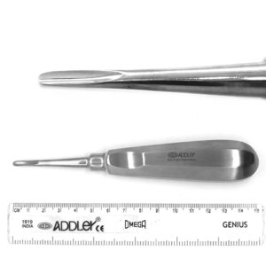 ADDLER DENTAL SURGICAL 0200-51 STRAIGHT ELEVATOR 3.0MM LIFE TIME ANTI RUSTING WARRANTY QTY-1.