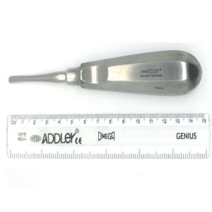 ADDLER DENTAL SURGICAL ELEVATOR 3.0MM 0200-6 STRAIGHT LIFE TIME ANTI RUSTING WARRANTY QTY-1.