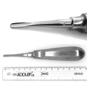 ADDLER DENTAL SURGICAL ELEVATOR 3.0MM 0200-6 STRAIGHT LIFE TIME ANTI RUSTING WARRANTY QTY-1.